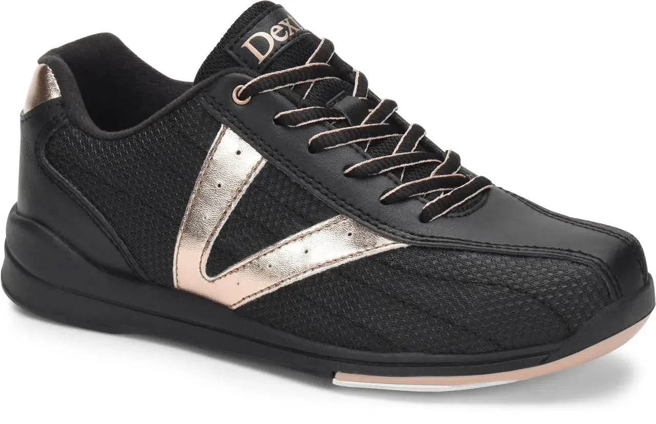 Dexter Womens Vicky Black/Rose Gold-Bowling Shoes