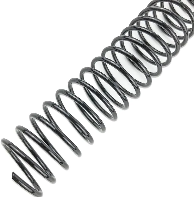 HOUYEE 50 Pack Plastic Spiral Binding Coils, 20mm(3/4"),170 Sheet Capacity,4:1 Pitch, Black Binding Coils