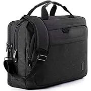 BAGSMART 17.3 Inch Laptop Bag, Expandable Computer Bag Laptop Briefcase Men Women,Laptop Shoulder Bag,Work Bag Business Travel Office, Dark Green