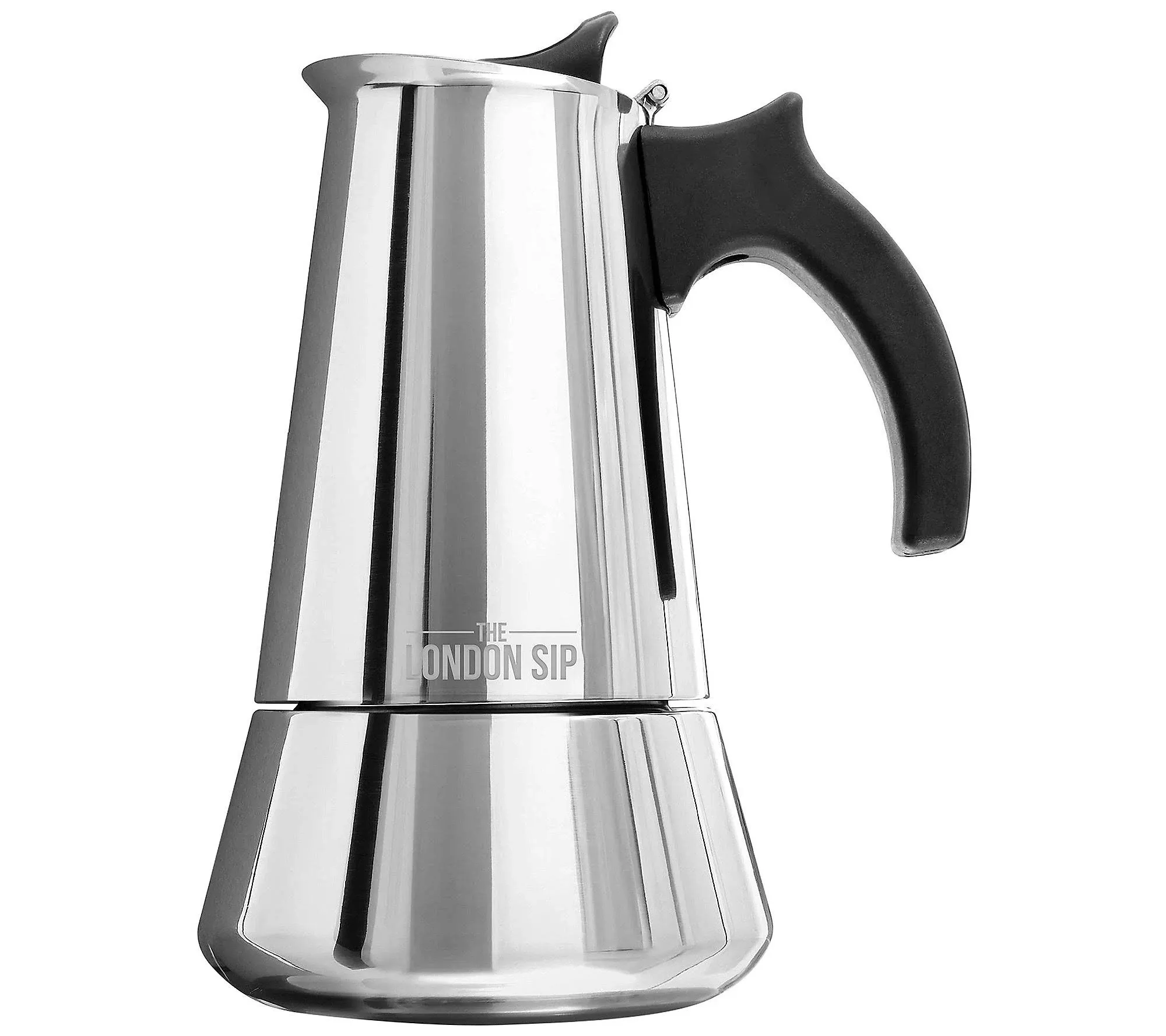 London Sip 3 Cup Stainless Steel Espresso Maker | Copper