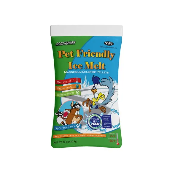 Road Runner Pet Friendly Ice Melt, 20lb Bag