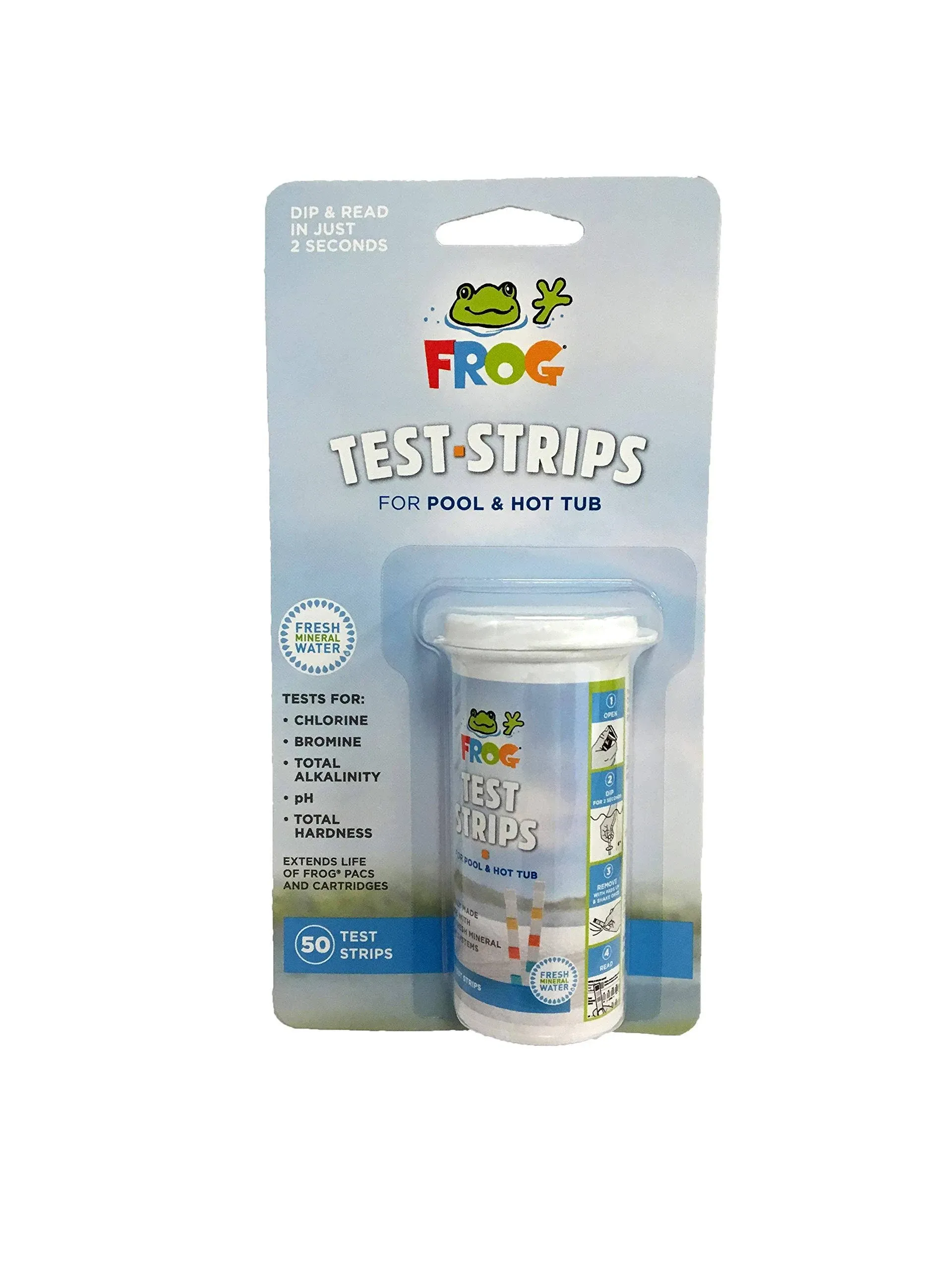 Frog Pool and Spa Test Strips 50 Pack