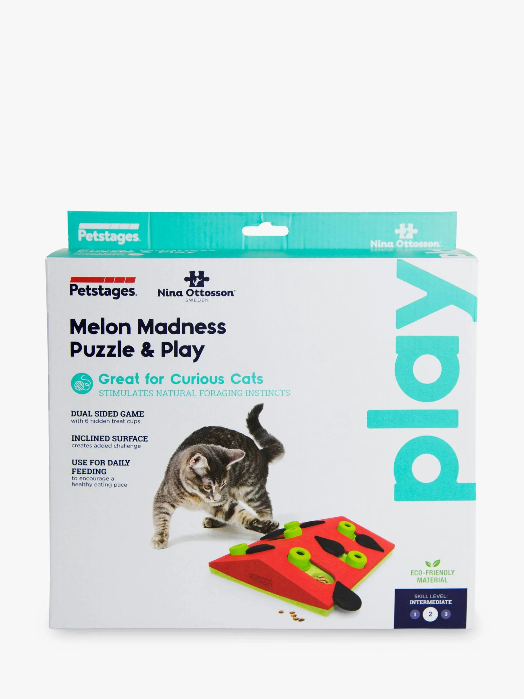 Nina Ottosson Melon Madness Puzzle & Play Cat Toy