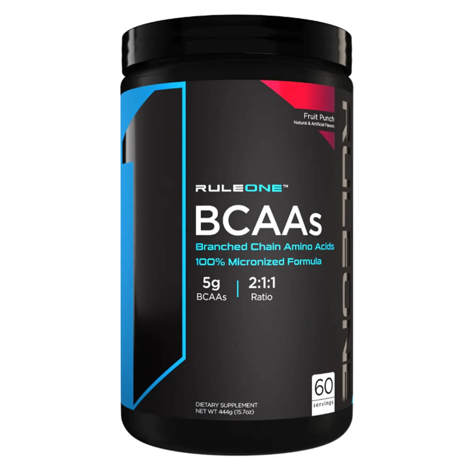 R1 BCAAs Branched Chain Amino Acids 60 Servings Orange Burst 444 g