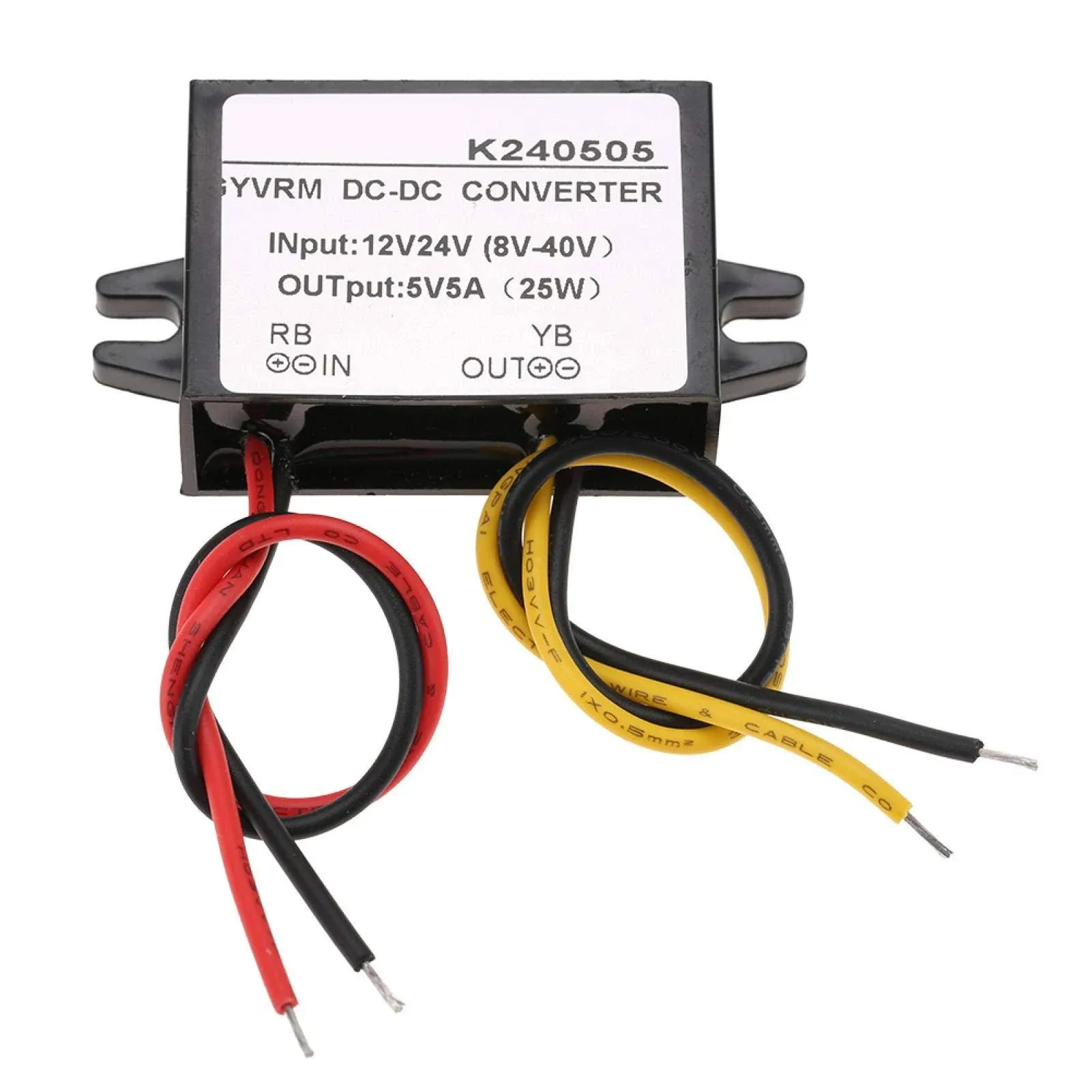 DC Converter Step-Down Converter 12V/24V to 5V 5A DC-DC Buck Converter Step D...