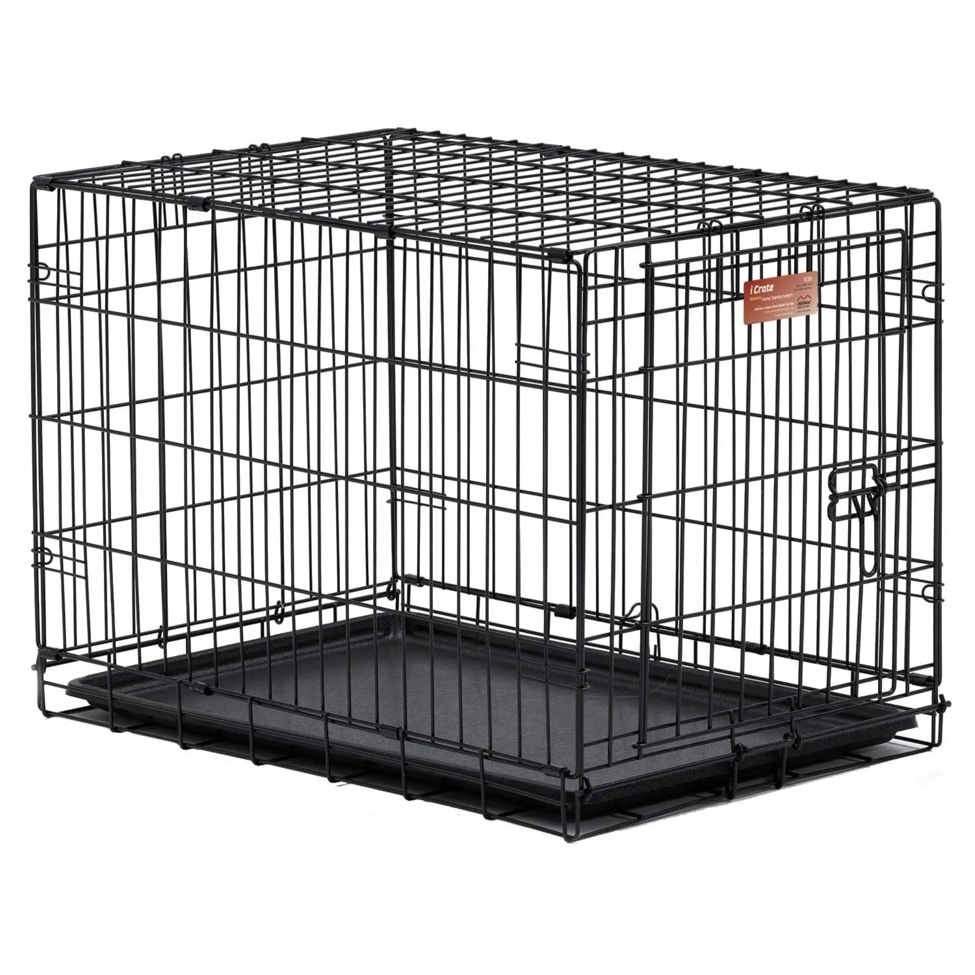 Bestpet Dog Crates for Large Dogs Folding Mental Wire Crates Dog Kennels Outdoor and Indoor Pet Dog Cage Crate with Double-Door