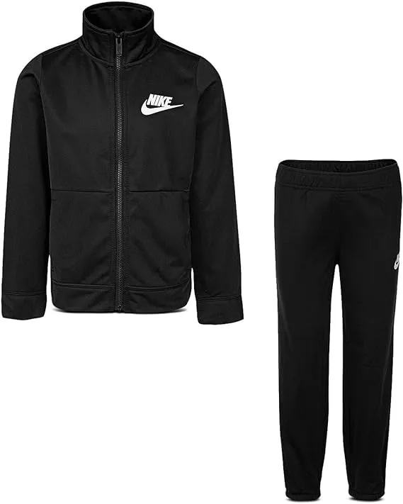 Nike Boy`sTherma Dri-Fit 2 Piece Tracksuit (Black(86E130-023)/White/Black, 12 Months)