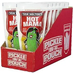 Van Holten's Pickles - Hot Mama Pickle-In-A-Pouch - 12 Pack