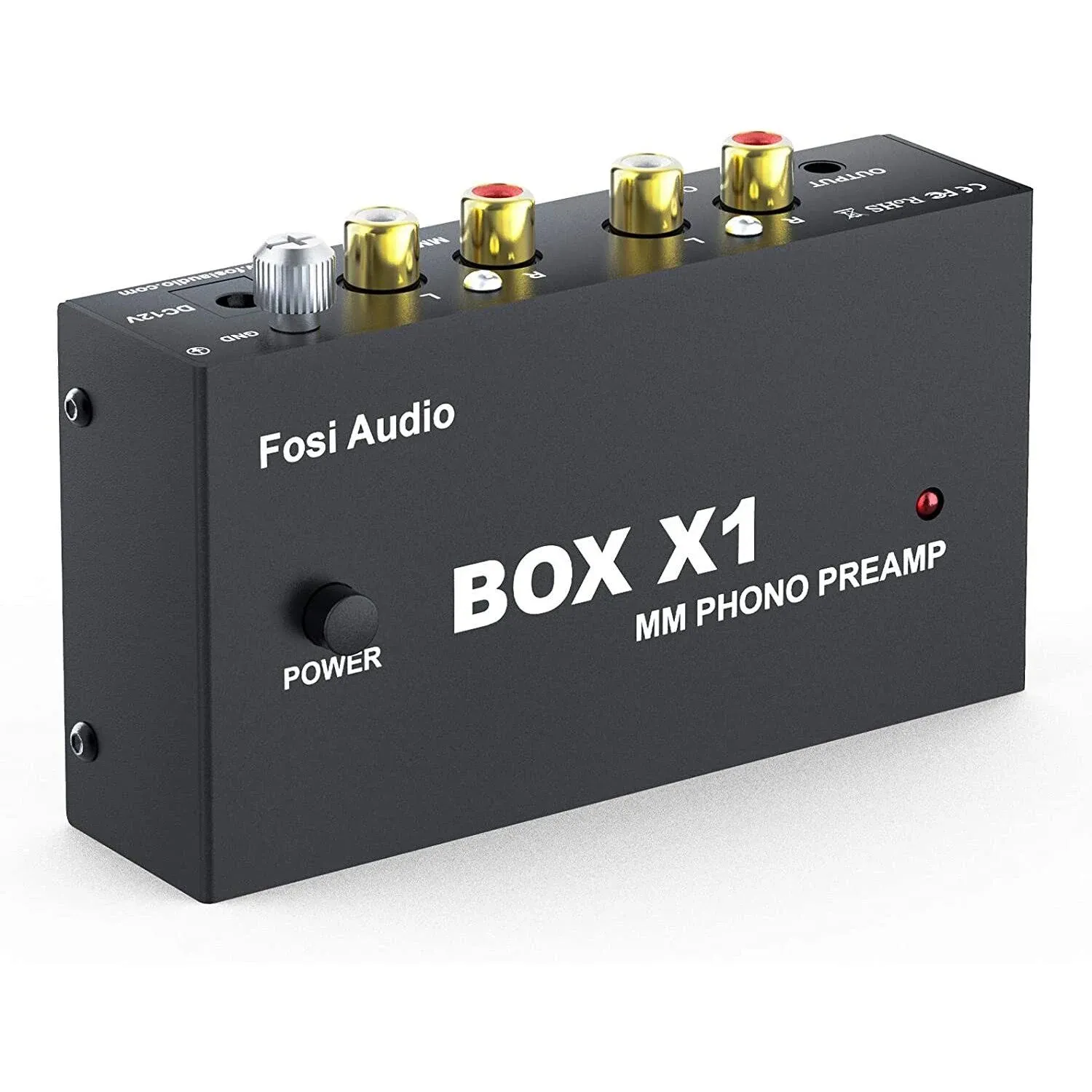 Fosi Audio Box X1 Phono Preamp For mm Turntable Mini Stereo Audio