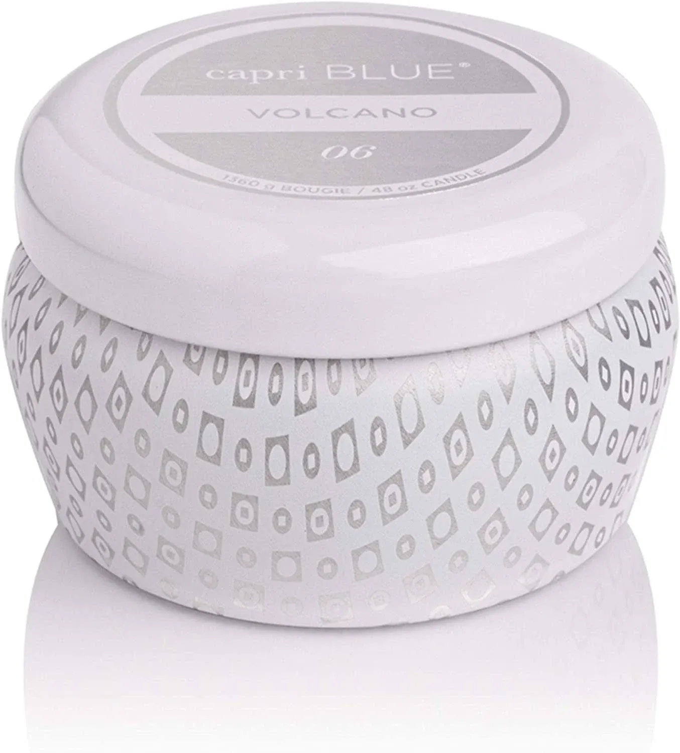 Capri Blue Mini Tin Candle - 3 oz - Volcano - White