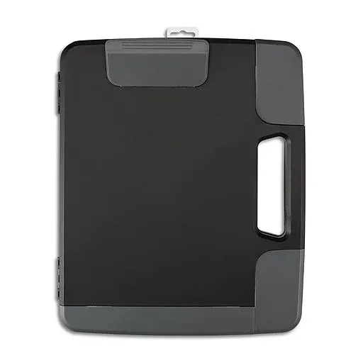 Staples Plastic Storage Clipboard, Letter size, Black (28541)