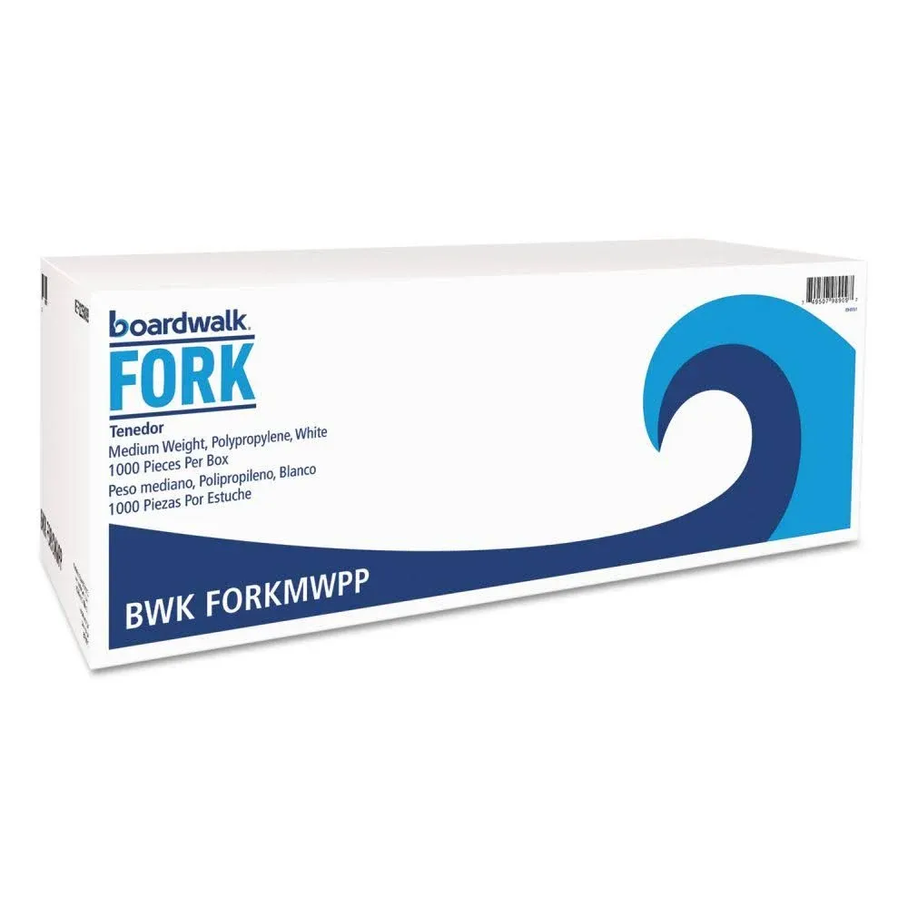 Disposable Fork, WH, Med, PK1000