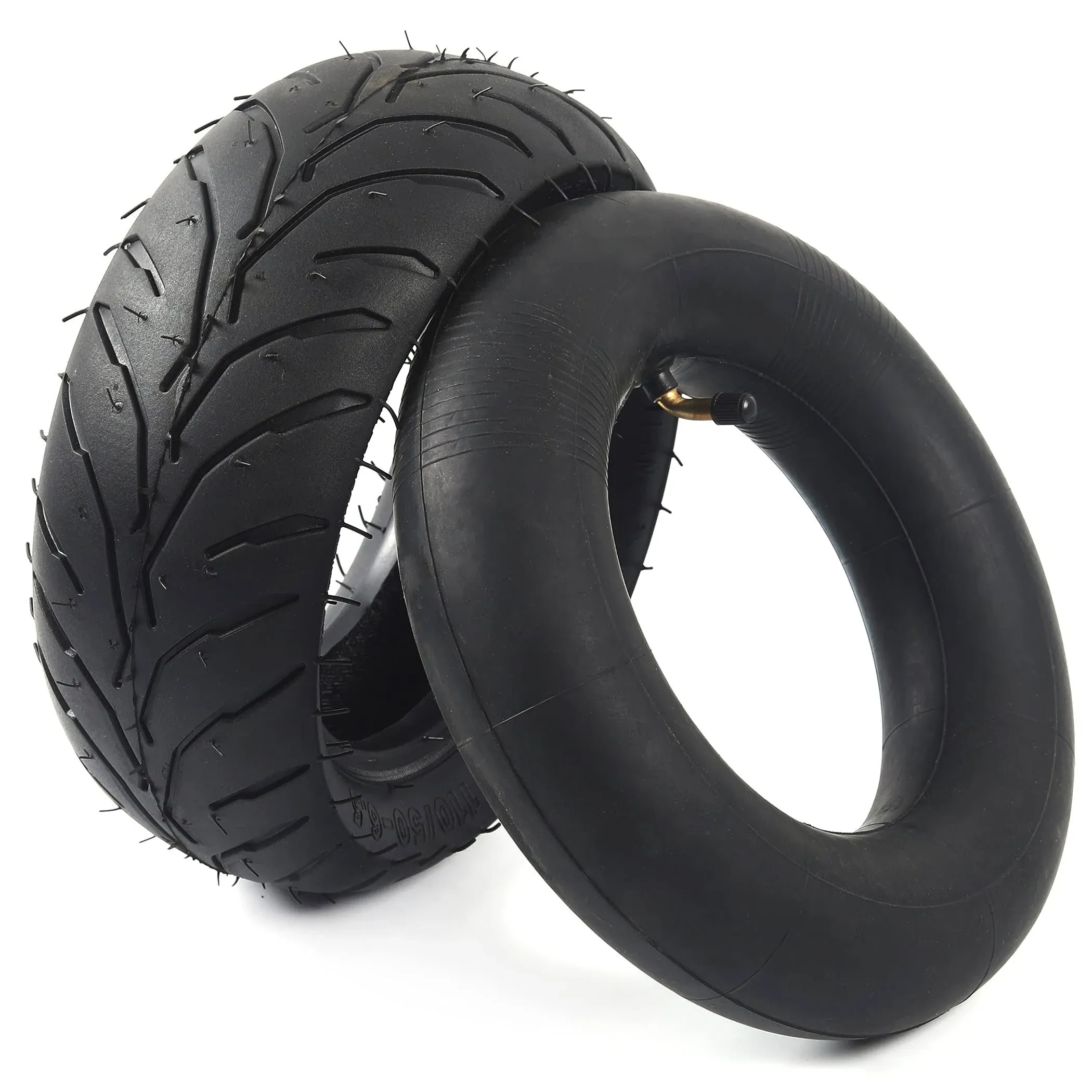 (2-Pack) 2.75-17 (70/100-17) Front and 3.00-14 (90/100-14) Rear Inner Tube fo...