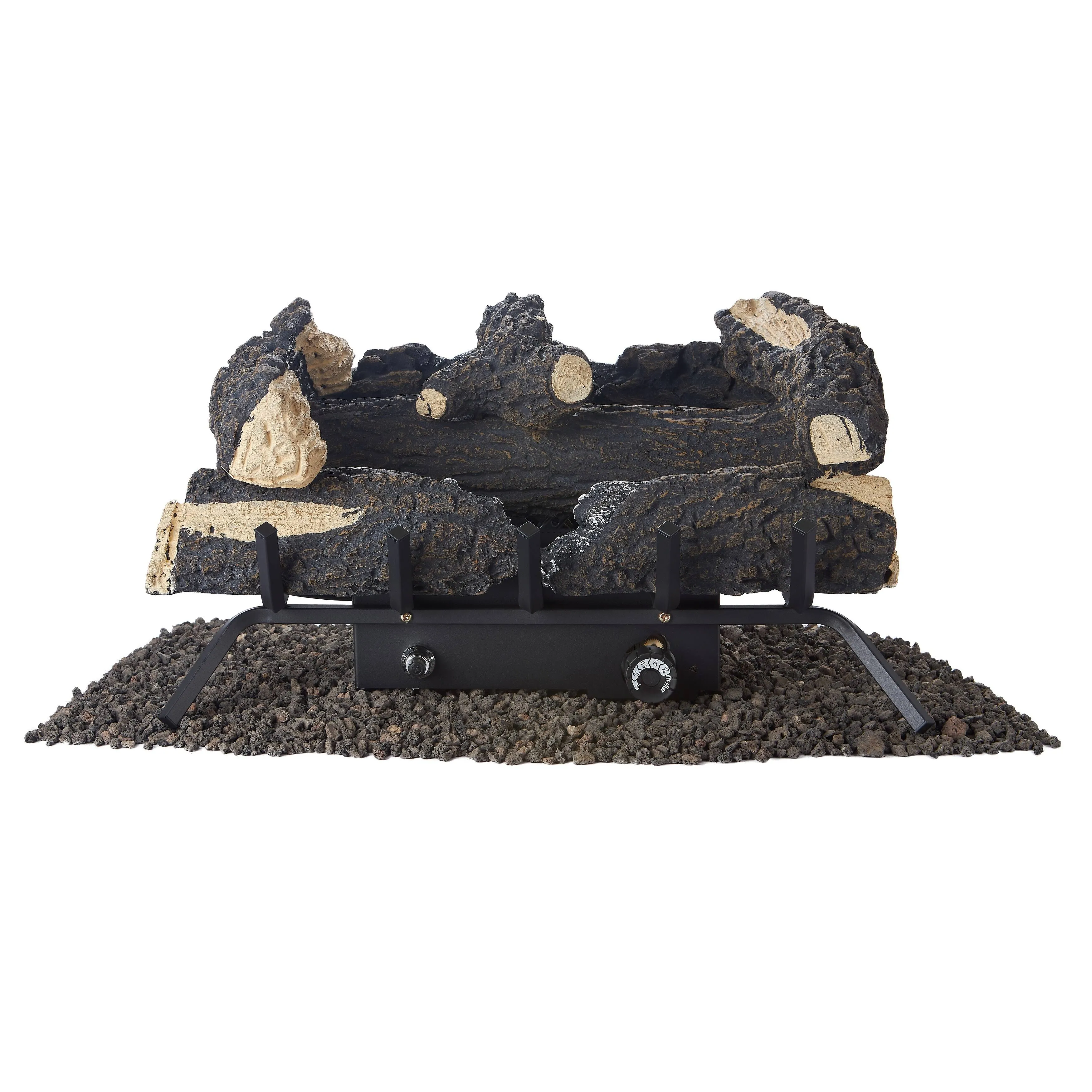 Pleasant Hearth 24" Wildwood Vent Free Gas Log Set 30,000 BTU - Brown