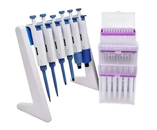 6 Micropipettes Kit - 0.1μl to 10ml