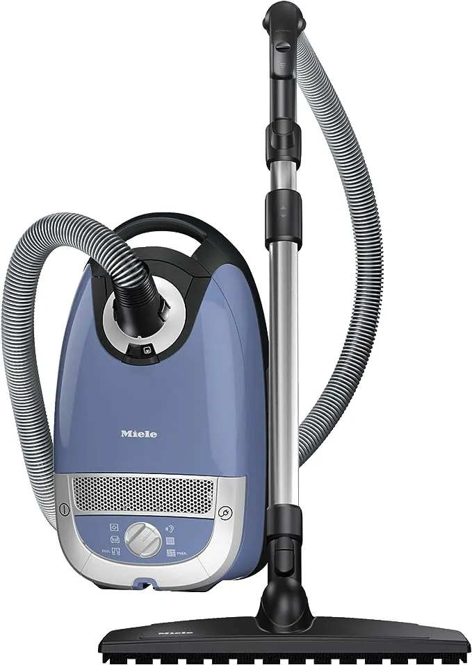 Miele Complete Hardfloor Bagged Canister Vacuum Cleaner, C2 Hard Floor, Tech Blue