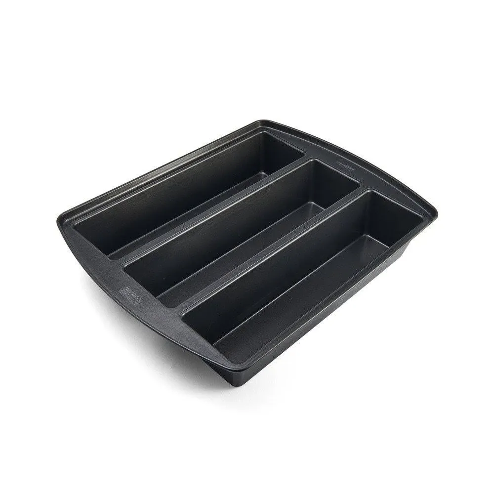 CHICAGO METALLIC Lasagna Trio Baking Pan * Heavy Duty Nonstick Coating  NEW