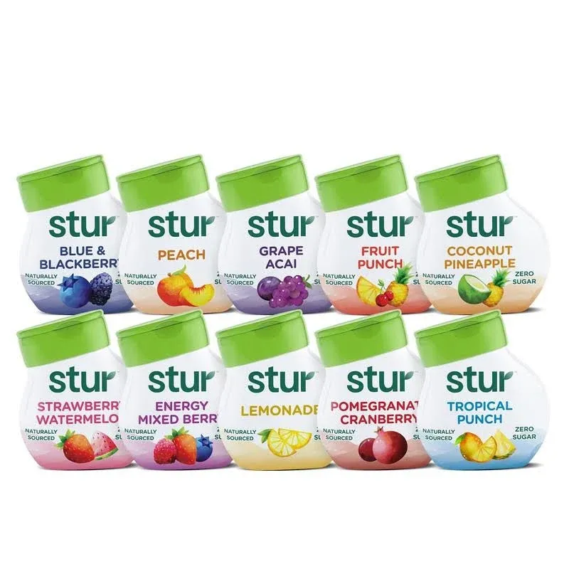 Stur Liquid Water Enhancer The Ultimate 10 Pack Variety Pack