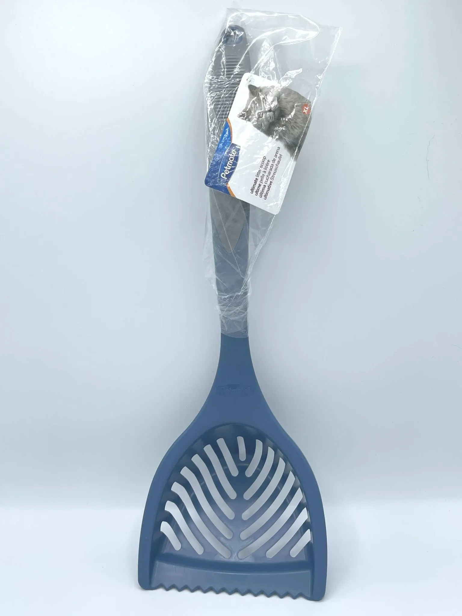 Doskocil Ultimate Litter Scoop, Blue/Gray, 17.5" x 6" x 4"