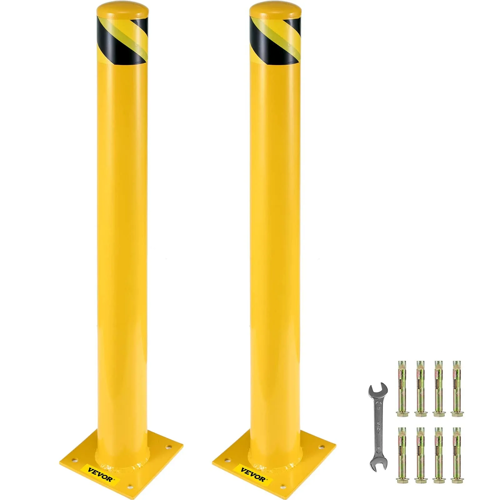 VEVOR Safety Bollard Steel Bollard Post Barrier