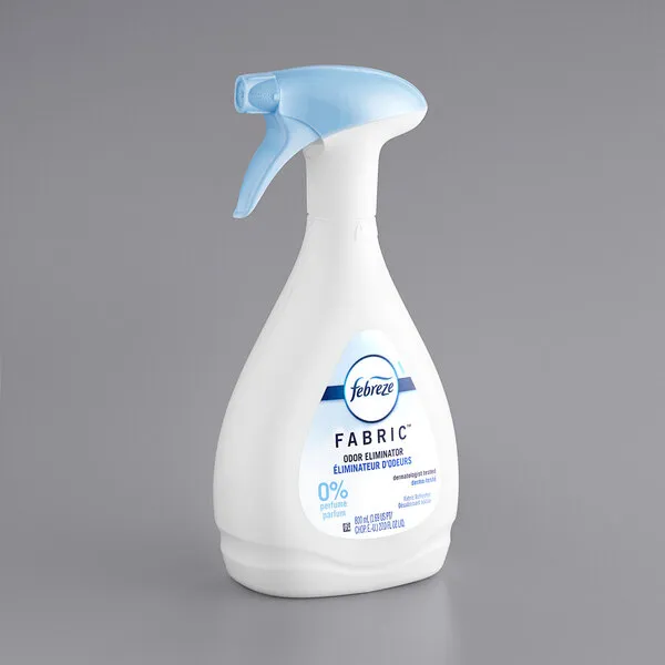 Febreze Fabric 97596 Fragrance Free Fabric Refresher / Deodorizer Spray 27 oz. - 4/Case