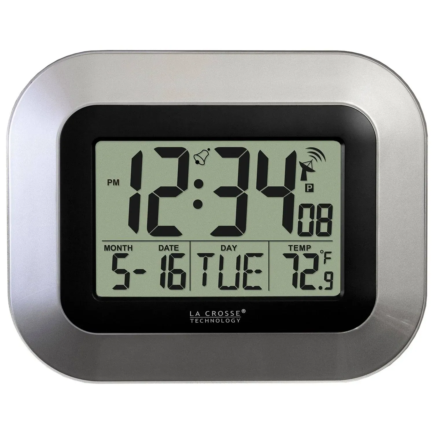 La Crosse Technology - Wt-8005u-s - Digital Atomic Wall Clock