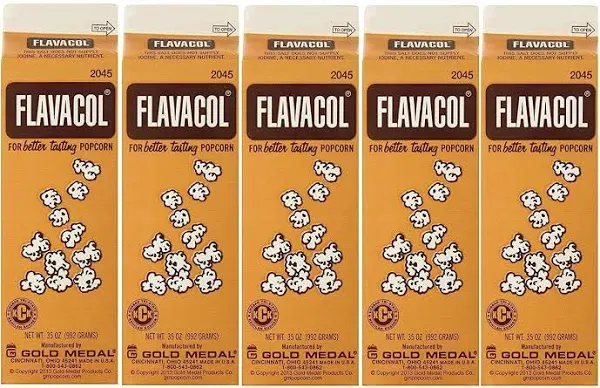 Gold Medal Products 2045 Flavacol Seasoning Popcorn Salt 35 OZ(Pack 35 Ounces 