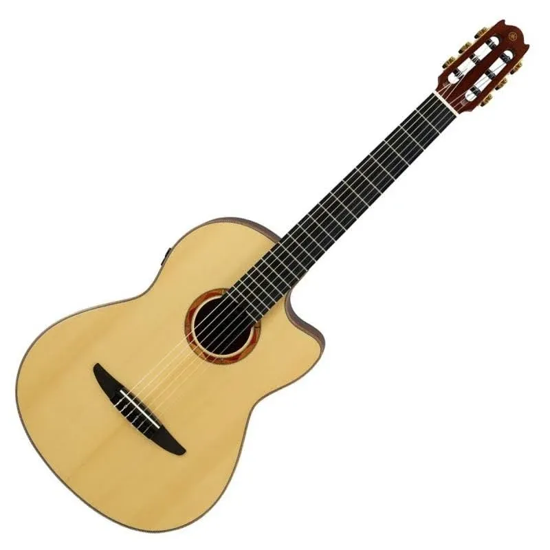 Brand New Yamaha NTX5 Nylon String Acoustic/Elect<wbr/>ric Classical Guitar - Natural