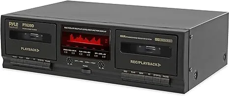 Pyle Dual Cassette Deck Stereo