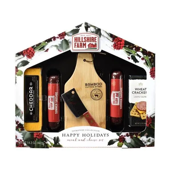 Hillshire Farms Sausage and Cheese Gift Set with Cutting Board