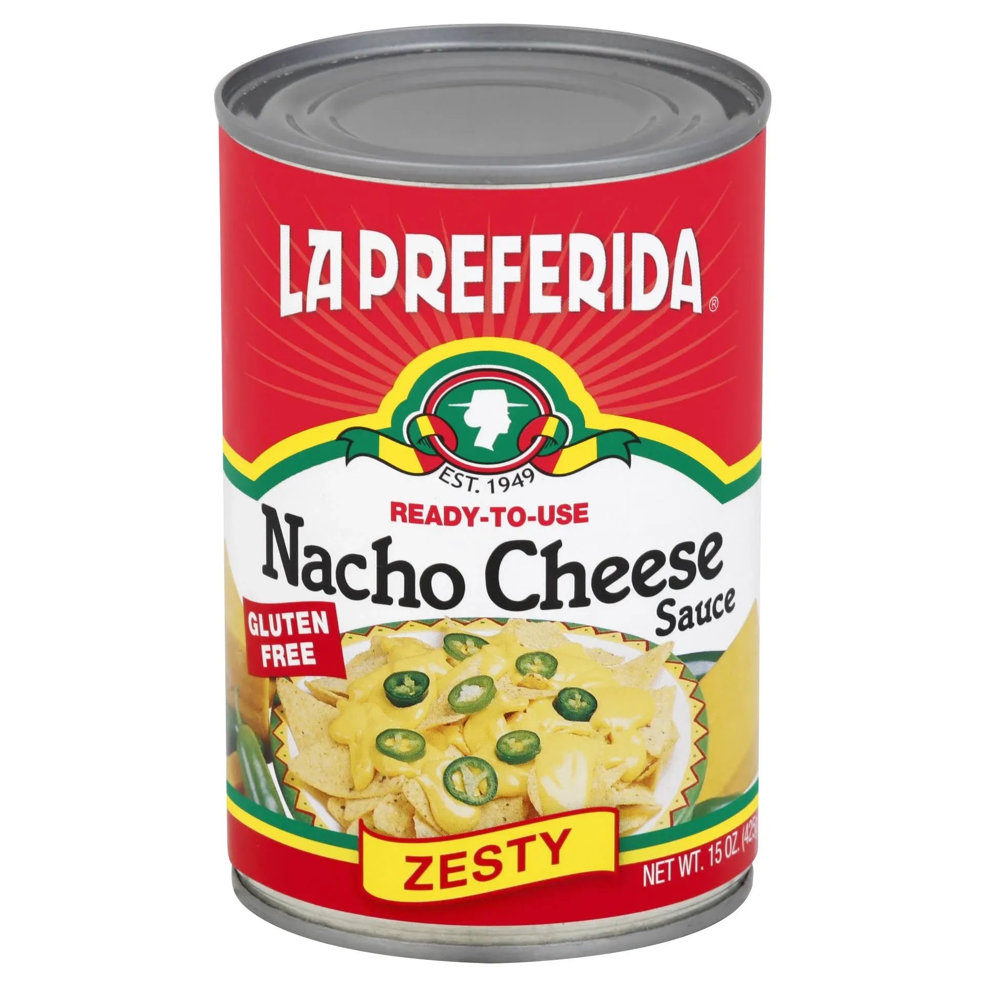 La Preferida Cheese Sauce, Nacho, Zesty - 106 oz