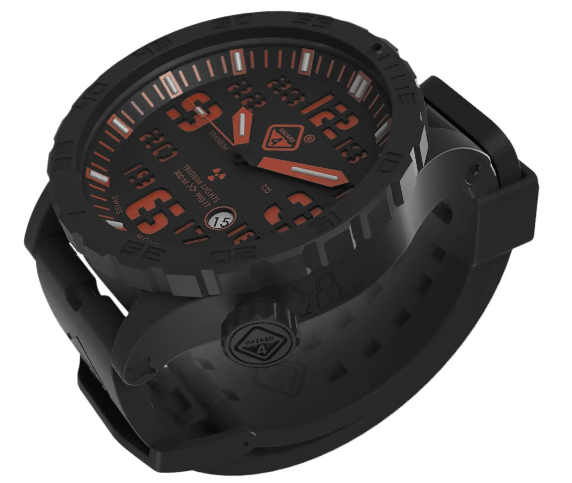 HAZARD 4 Heavy Water Diver™ : Titanium Tritium Dive-Watch