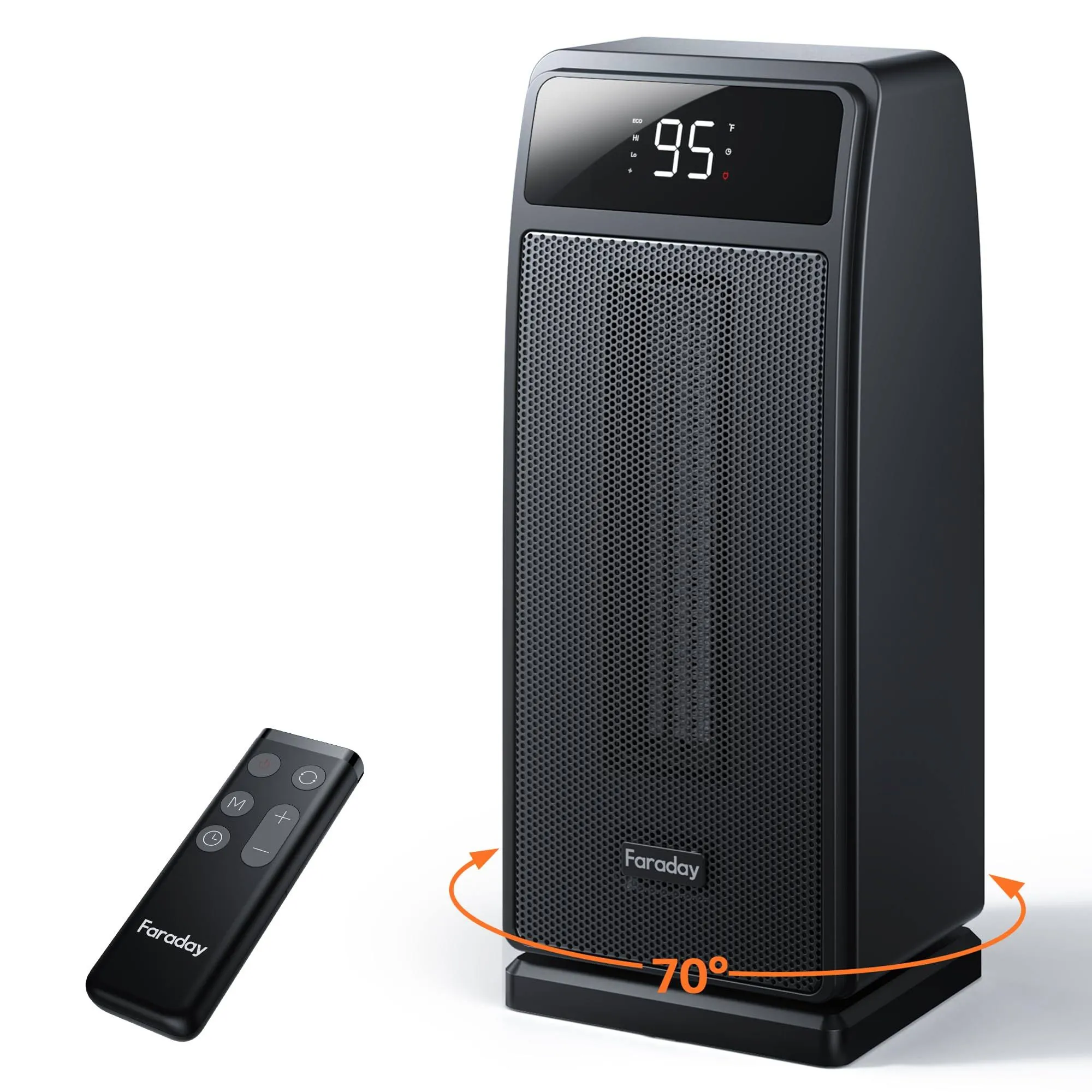 Faraday Space Heater for Indoor Use Ultra Quiet Space Heaters with Thermostat ...