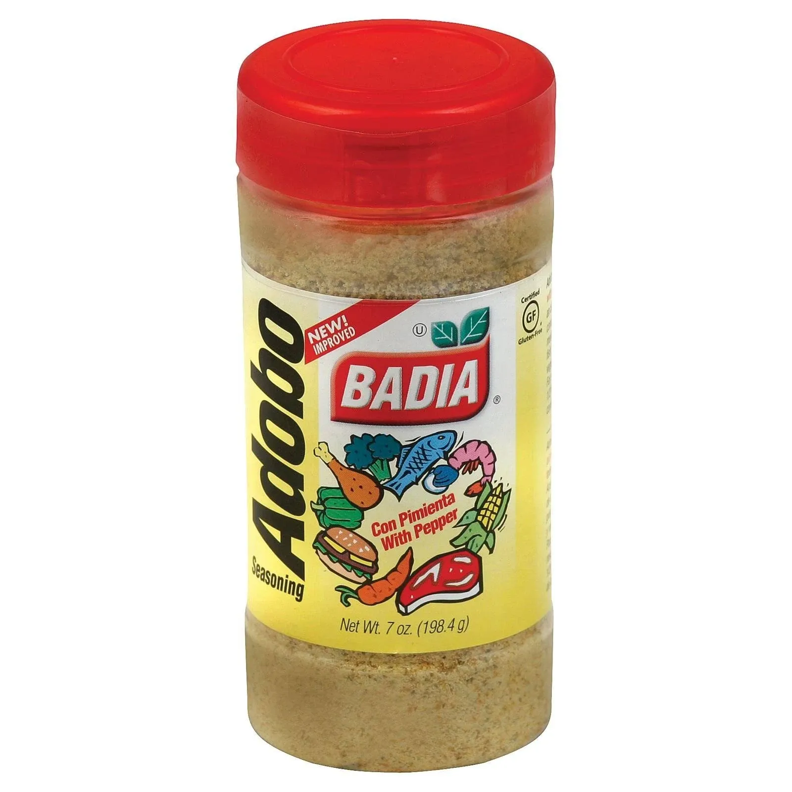 Badia Adobo Seasoning With Pepper 198.4g Tub