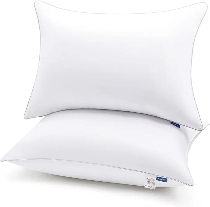 CozyLux Queen Size Set of 2 Hotel Quality Bed Pillows