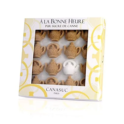 Canasuc Paris, &#034;A La Bonne Heure&#034; Assorted French Molded Teapot Sugars, 3 Oz