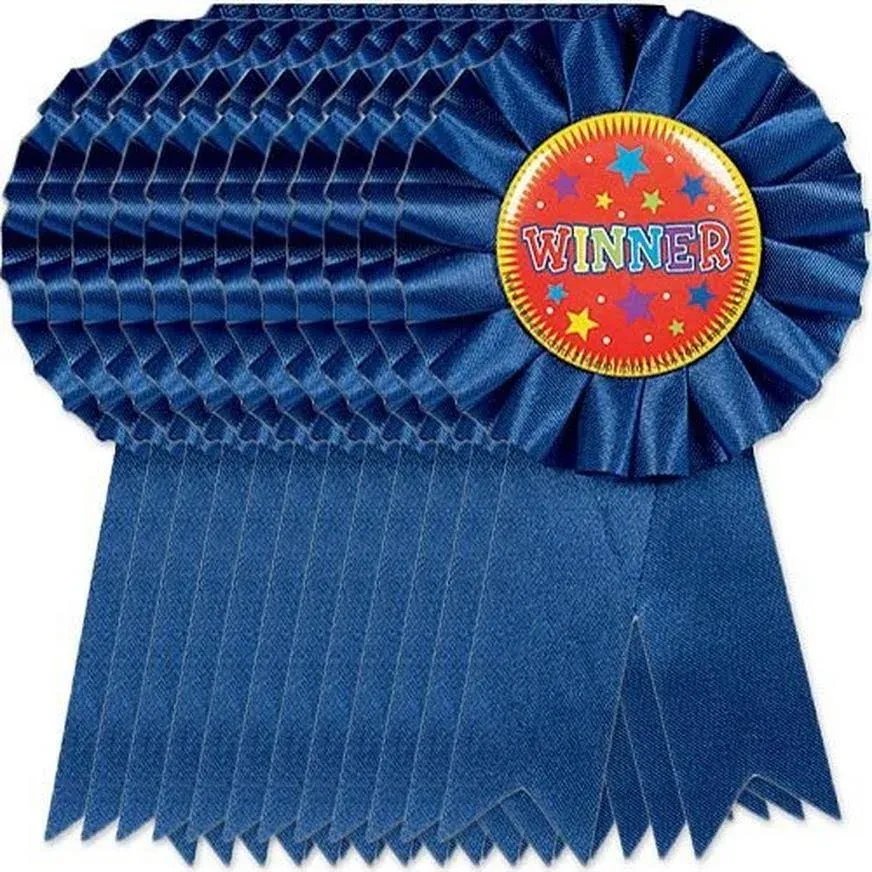 Rosette Award Ribbons - Winner