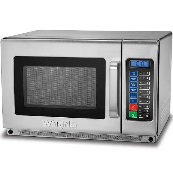 Waring Commercial Wmo120 Commercial Microwave Oven, Silver