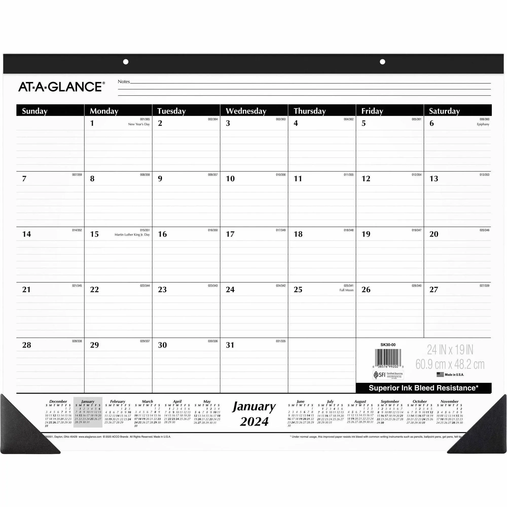 At-A-Glance Desk Pad