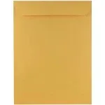 JAM Paper Kraft Open End Kraft Catalog Envelopes, 9" x 12", Brown Kraft, 50/Pack (4132I) | Staples