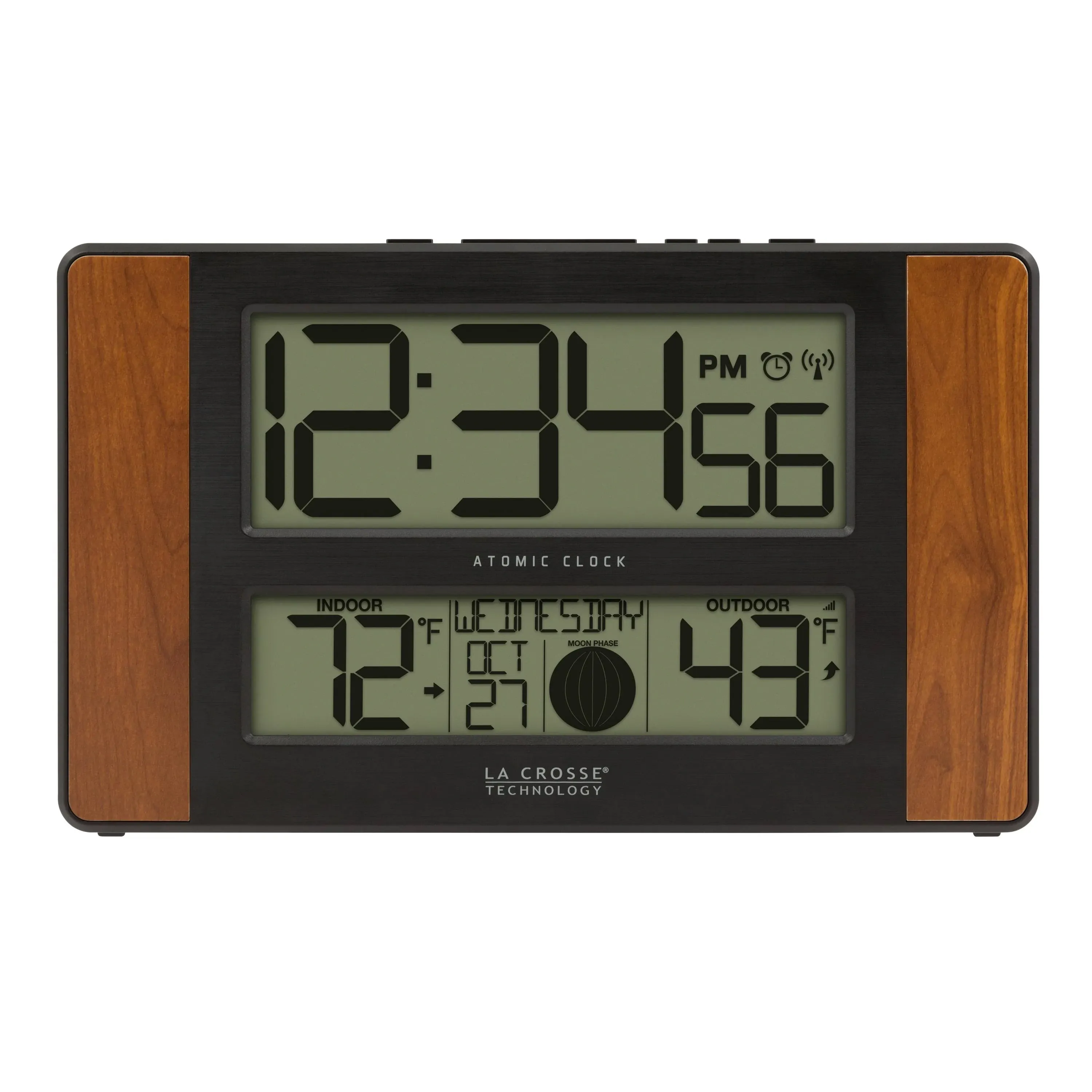 La Crosse Technology 513-1417ch Atomic Digital Clock with Temperature