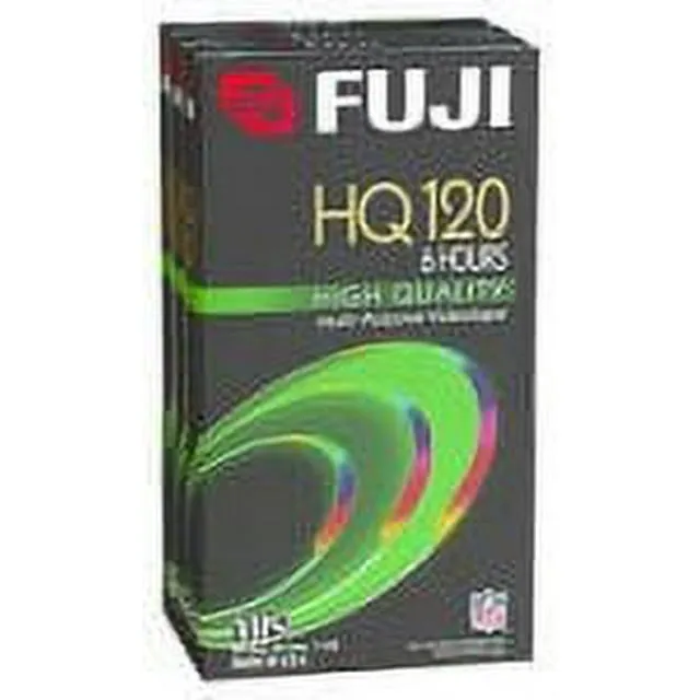 FUJI VHS Video Tape HQ-120 6 Hours Cassette New Sealed Pack of 3 Blank Tapes  