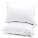 CozyLux Pillows Queen Size Set of 2, Queen Pillows for Sleeping 2 Pack Hotel Quality, Bed Pillows for Side Back and Stomach Sleepers, Down