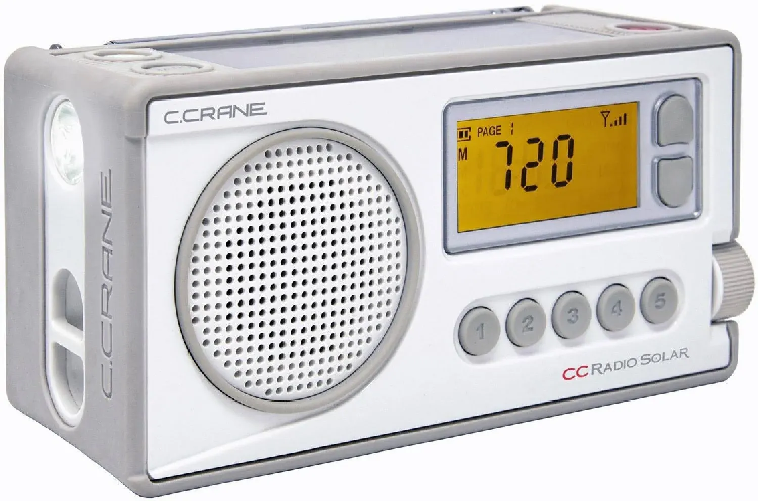 CCRadio Solar Digital Am/FM/Weather and Alert Windup Emergency Radio