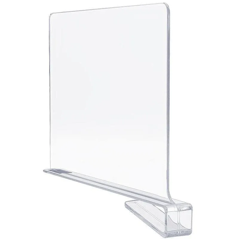 Clear Shelf Divider Set (Clip-On)