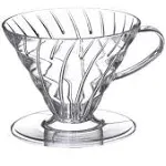 Hario V60 Plastic Coffee Dripper, 02, Clear