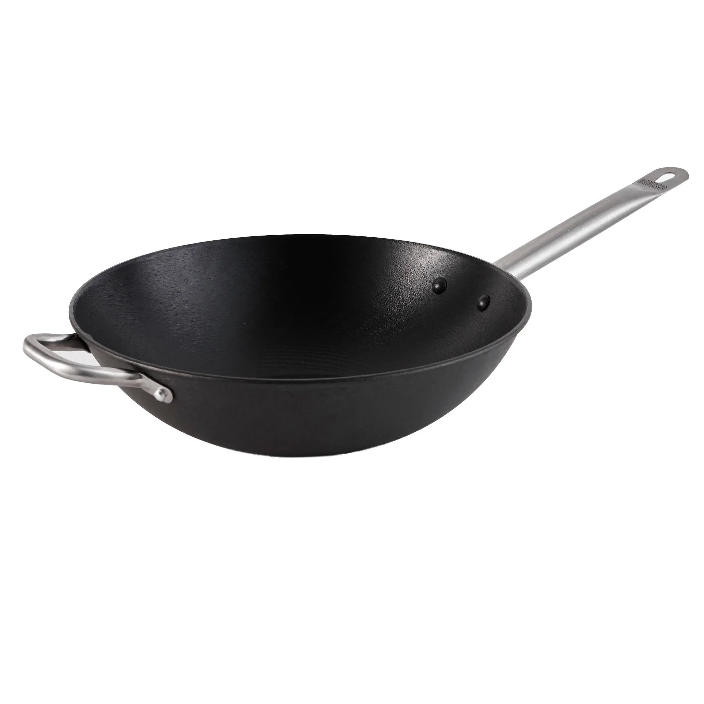 IMUSA Light Cast Iron Wok, 14"