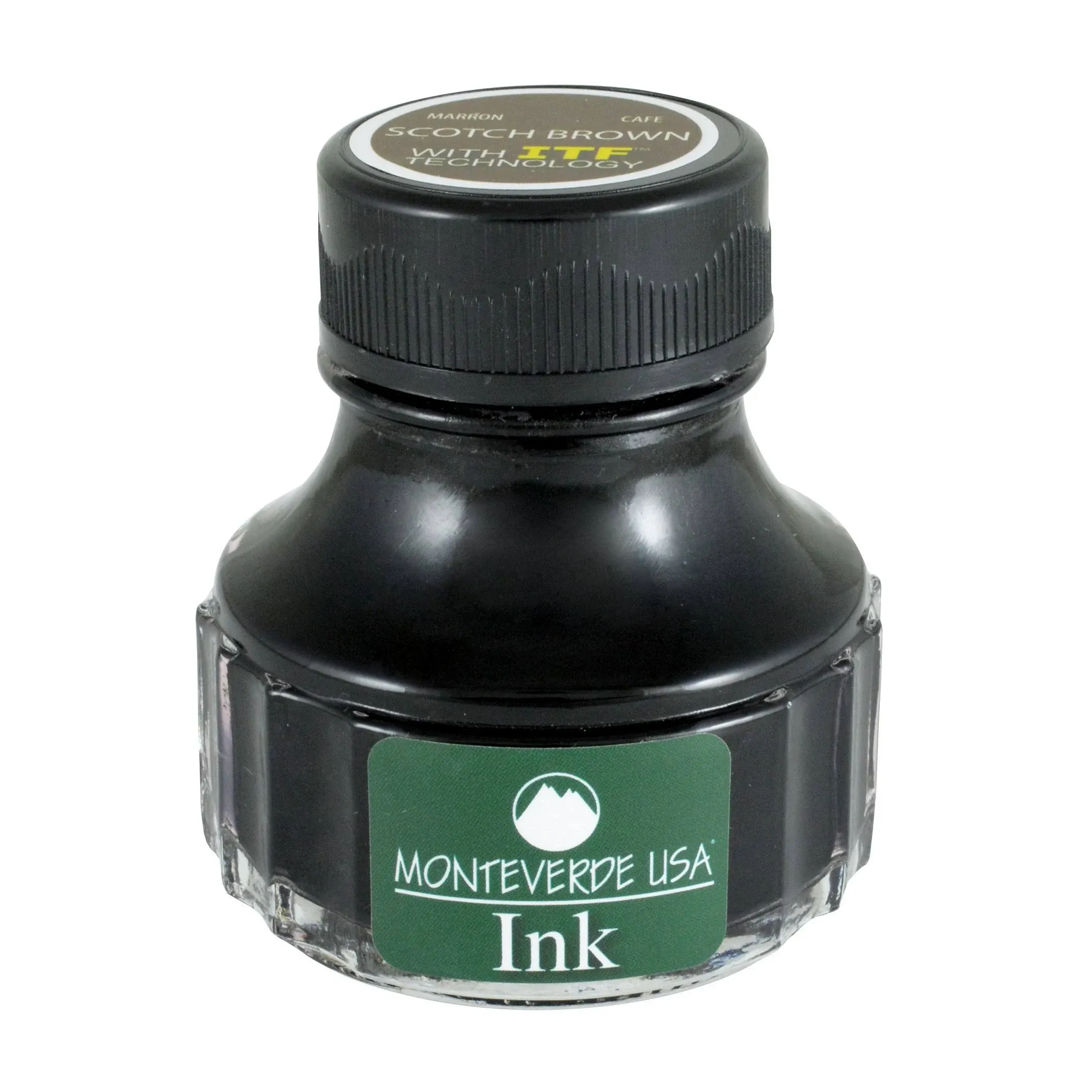 Monteverde USA Ink with ITF Technology, 90 ml Scotch Brown (G308BN)