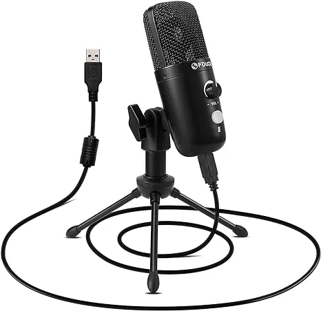 FDUCE Pink Professional Studio PC Mic With Tripod For Gaming Streaming Podcast