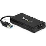 StarTech USB Type A Male to DisplayPort Female Adapter - Black